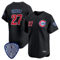 BIPIHUC C.Cubs #27 Seiya Suzuki Player Black Vapor Premier Limited Home Stitched Jerseys