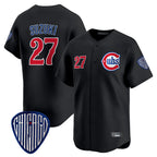 BIPIHUC C.Cubs #27 Seiya Suzuki Player Black Vapor Premier Limited Home Stitched Jerseys
