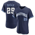 BIPIHUC C.Cubs #29 Michael Busch Player Navy City Connect Limited Elite Home Stitched Jerseys