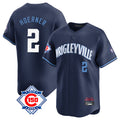 BIPIHUC C.Cubs #2 Nico Hoerner Player Navy City Connect 150th Anniversary Limited Home Stitched Jerseys