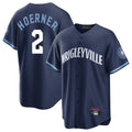 BIPIHUC C.Cubs #2 Nico Hoerner Player Navy City Connect Home Game Stitched Jerseys