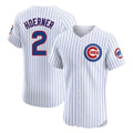 BIPIHUC C.Cubs #2 Nico Hoerner Player White Limited Elite Home Game Stitched Jerseys