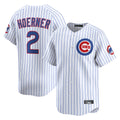 BIPIHUC C.Cubs #2 Nico Hoerner Player White Limited Home Game Stitched Jerseys