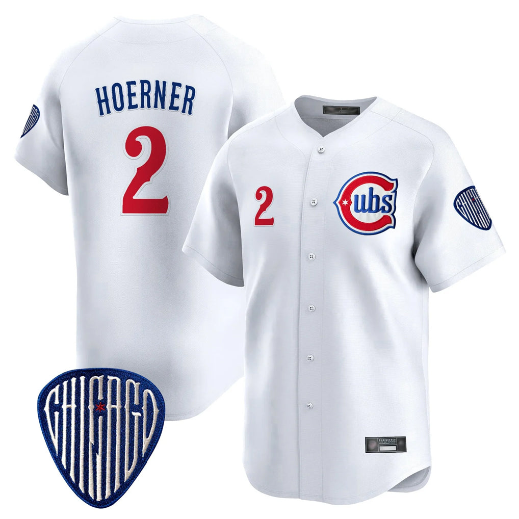 BIPIHUC C.Cubs #2 Nico Hoerner Player White Vapor Premier Limited Home Stitched Jerseys