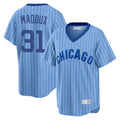 BIPIHUC C.Cubs #31 Greg Maddux Player Blue T-shirt Cooperstown Collection Limited Stitched Jerseys