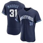 BIPIHUC C.Cubs #31 Greg Maddux Player Navy City Connect Limited Elite Home Stitched Jerseys