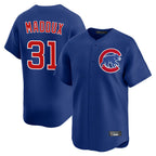 BIPIHUC C.Cubs #31 Greg Maddux Player Royal Limited Home Stitched Jerseys