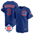 BIPIHUC C.Cubs #3 Alex Bregman Royal 150th Anniversary Limited Home Stitched Jerseys