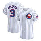 BIPIHUC C.Cubs #3 Alex Bregman White Limited Elite Home Game Stitched Jerseys