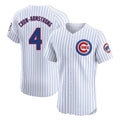 BIPIHUC C.Cubs #4 Pete Crow-Armstrong Player White Limited Elite Home Game Stitched Jerseys