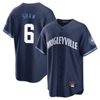 BIPIHUC C.Cubs #6 Matt Shaw Player Navy City Connect Home Game Stitched Jerseys