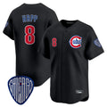 BIPIHUC C.Cubs #8 Ian Happ Player Black Vapor Premier Limited Home Stitched Jerseys