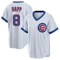 BIPIHUC C.Cubs #8 Ian Happ Player White T-shirt Cooperstown Collection Limited Stitched Jerseys