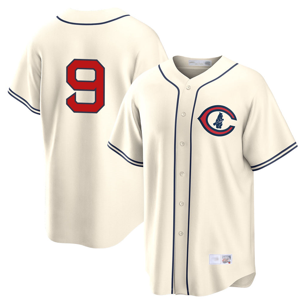 BIPIHUC C.Cubs #9 Miguel Amaya Player Cream Field of Dreams Home Game Stitched Jerseys