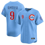BIPIHUC C.Cubs #9 Miguel Amaya Player Light Blue Limited Home Stitched Jerseys