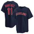 BIPIHUC C.Guardians #11 Jose Ramirez Player Navy Game Home Stitched Jerseys
