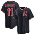 BIPIHUC C.Guardians #11 Jose Ramirez Player Navy Home Game Stitched Jerseys