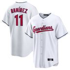 BIPIHUC C.Guardians #11 Jose Ramirez Player White Home Game Stitched Jerseys
