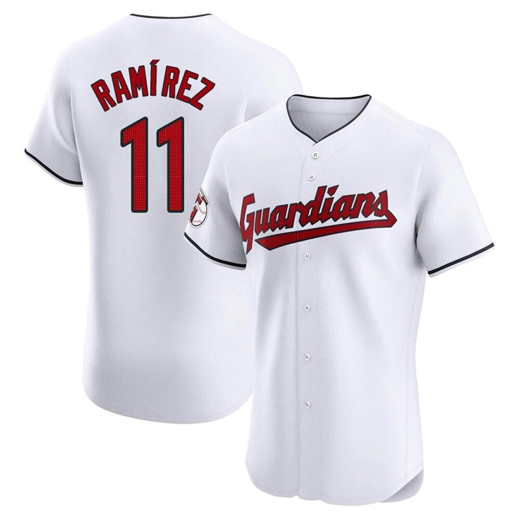 BIPIHUC C.Guardians #11 Jose Ramirez Player White Limited Elite Home Stitched Jerseys