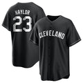 BIPIHUC C.Guardians #23 Bo Naylor Player Black Home Game Stitched Jerseys