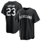 BIPIHUC C.Guardians #23 Bo Naylor Player Black Home Game Stitched Jerseys