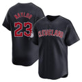 BIPIHUC C.Guardians #23 Bo Naylor Player Navy Limited Home Game Stitched Jerseys