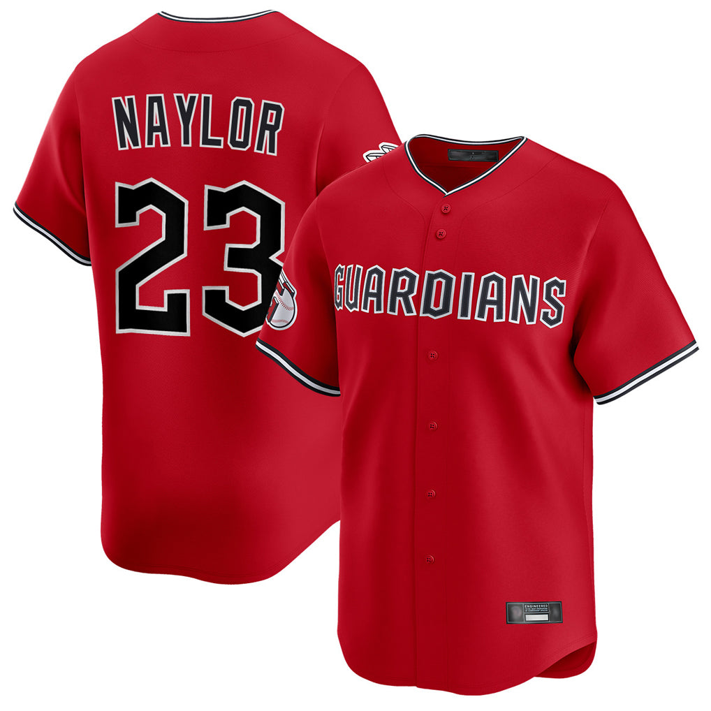 BIPIHUC C.Guardians #23 Bo Naylor Player Red Limited Home Stitched Jerseys