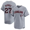 BIPIHUC C.Guardians #27 Austin Hedges Player Gray Road Limited Home Stitched Jerseys