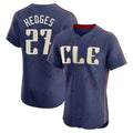 BIPIHUC C.Guardians #27 Austin Hedges Player Navy City Connect Limited Elite Home Stitched Jerseys