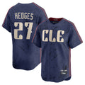 BIPIHUC C.Guardians #27 Austin Hedges Player Navy City Connect Limited Home Stitched Jerseys