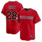 BIPIHUC C.Guardians #28 Tanner Bibee Player Red Limited Home Stitched Jerseys