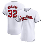 BIPIHUC C.Guardians #32 Gavin Williams Player White Limited Elite Home Stitched Jerseys