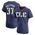 BIPIHUC C.Guardians #37 Travis Bazzana Player Navy City Connect Limited Elite Home Stitched Jerseys