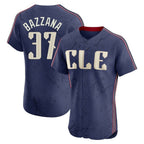 BIPIHUC C.Guardians #37 Travis Bazzana Player Navy City Connect Limited Elite Home Stitched Jerseys