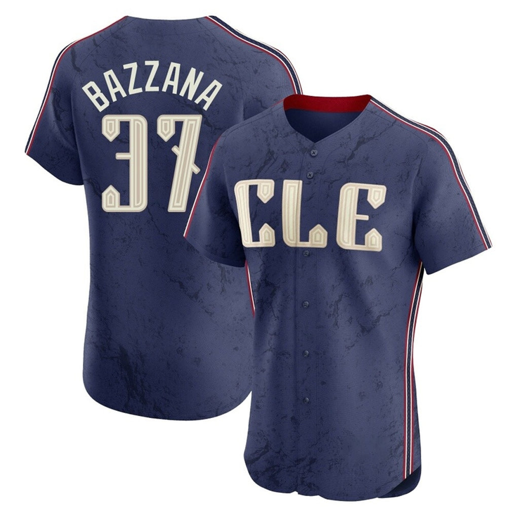 BIPIHUC C.Guardians #37 Travis Bazzana Player Navy City Connect Limited Elite Home Stitched Jerseys
