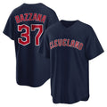 BIPIHUC C.Guardians #37 Travis Bazzana Player Navy Game Home Stitched Jerseys