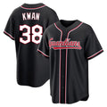 BIPIHUC C.Guardians #38 Steven Kwan Player Black Fashion Out Home Game Stitched Jerseys