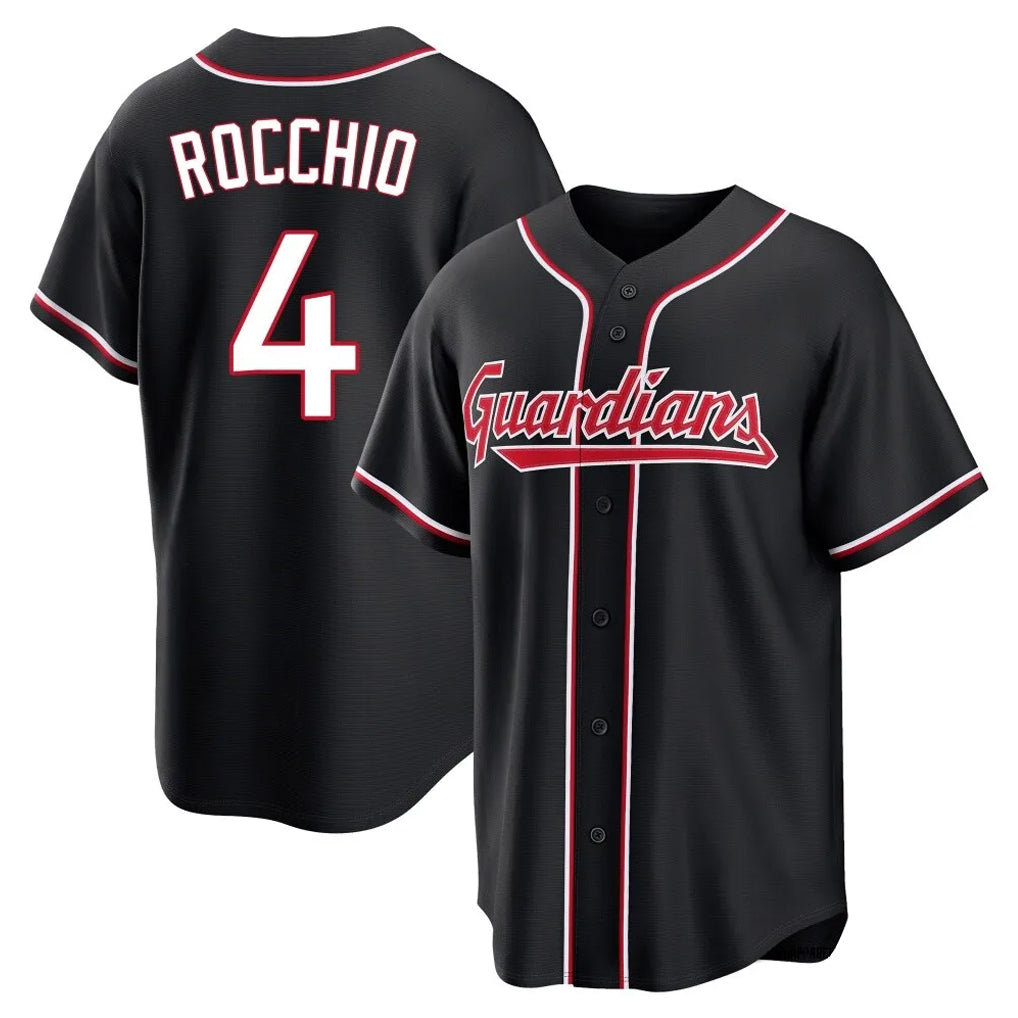BIPIHUC C.Guardians #4 Brayan Rocchio Player Black Fashion Out Home Game Stitched Jerseys