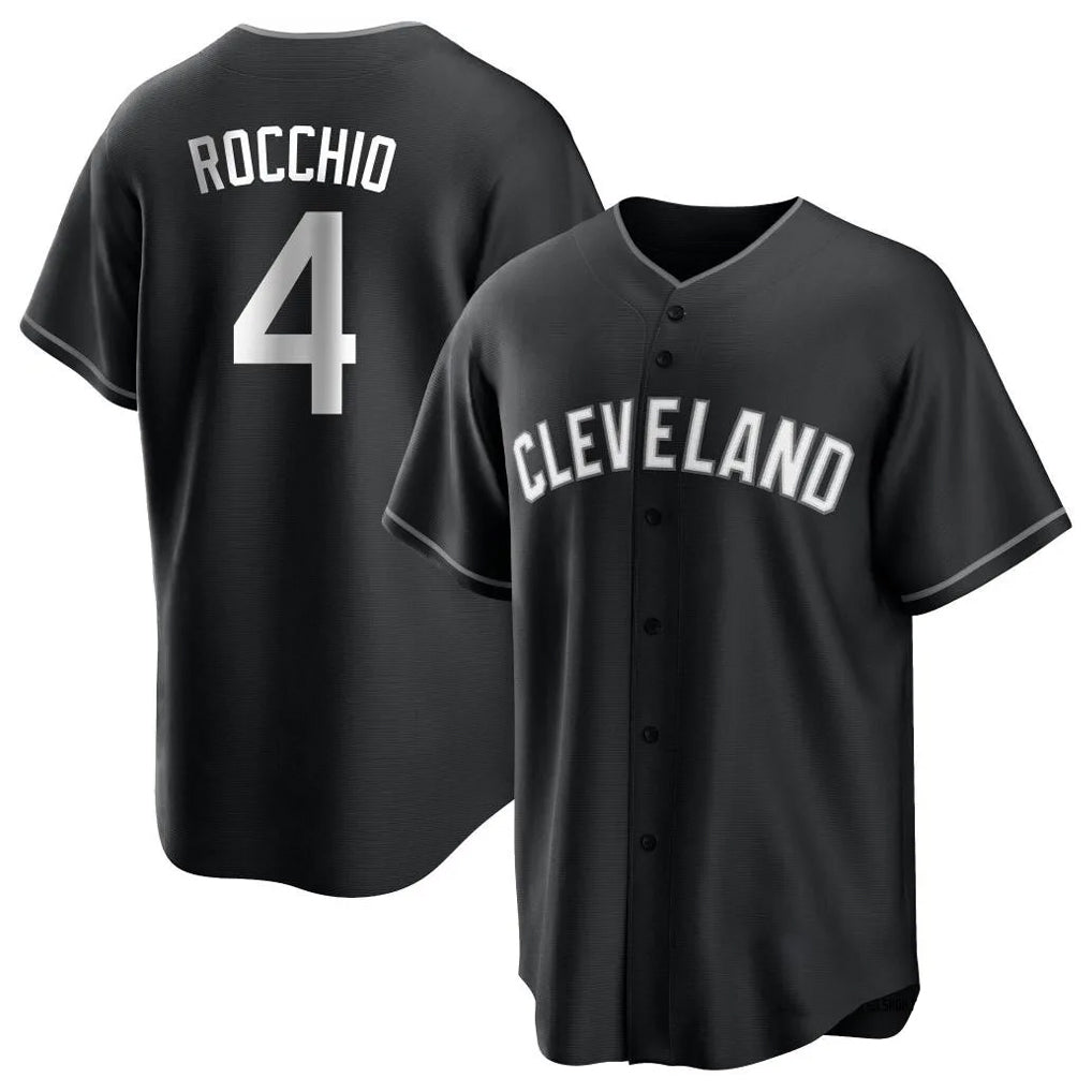 BIPIHUC C.Guardians #4 Brayan Rocchio Player Black Home Game Stitched Jerseys