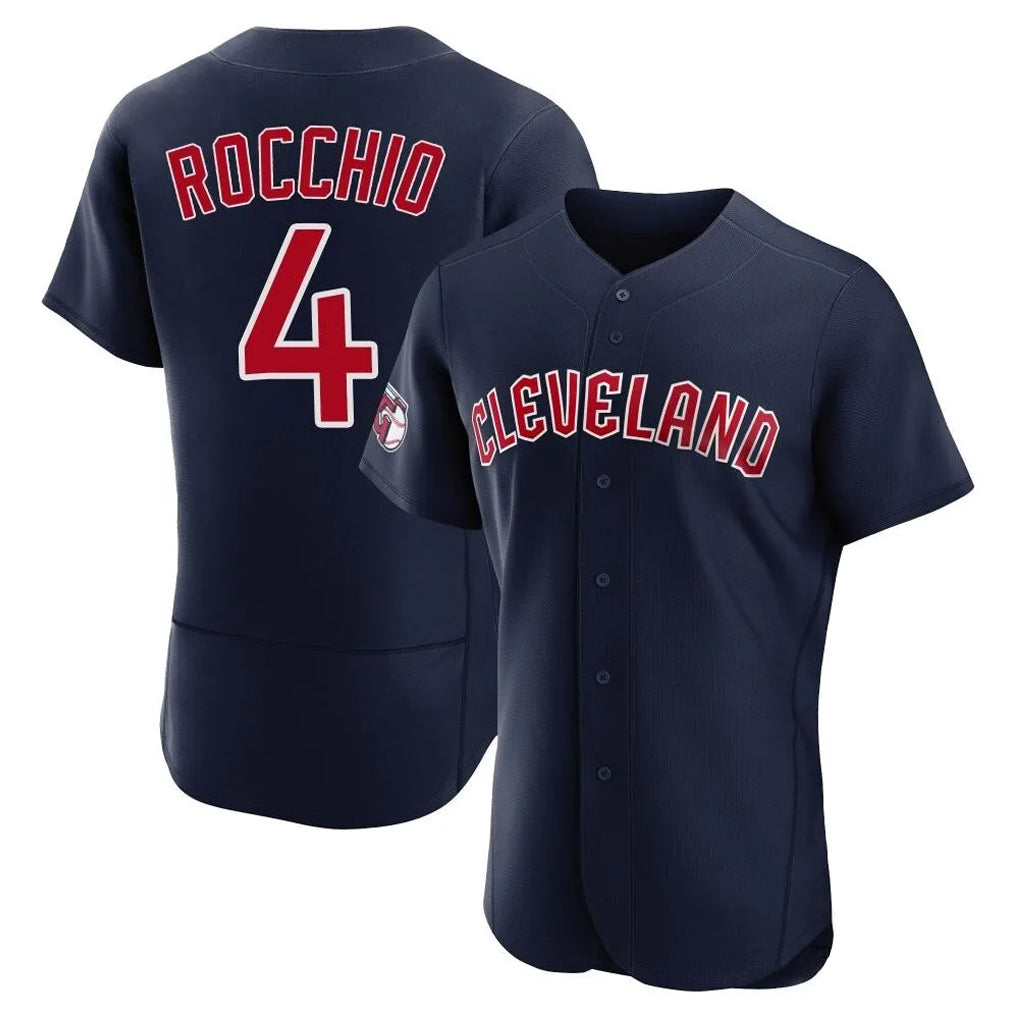 BIPIHUC C.Guardians #4 Brayan Rocchio Player Navy Limited Elite Home Stitched Jerseys
