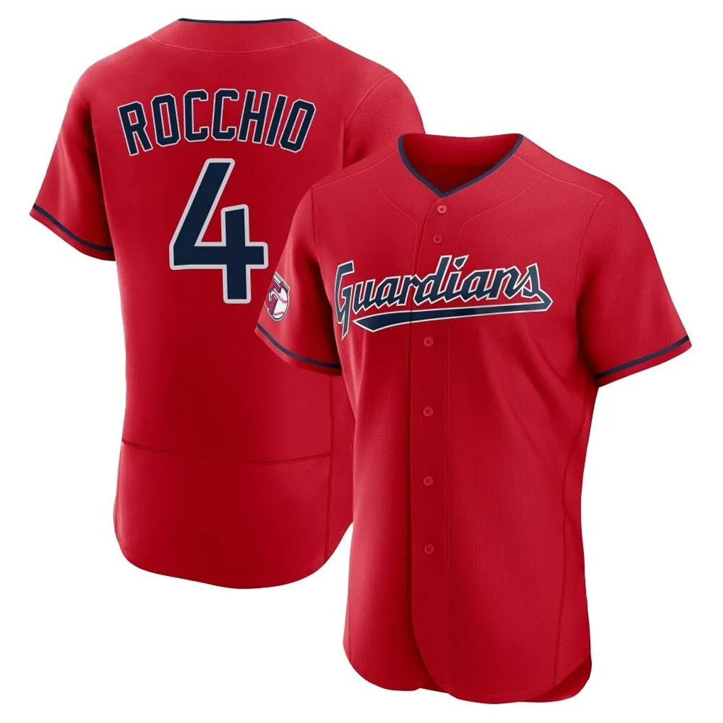 BIPIHUC C.Guardians #4 Brayan Rocchio Player Red Limited Elite Home Stitched Jerseys