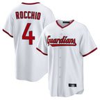 BIPIHUC C.Guardians #4 Brayan Rocchio Player White Game Home Stitched Jerseys