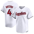 BIPIHUC C.Guardians #4 Brayan Rocchio Player White Limited Home Stitched Jerseys