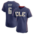 BIPIHUC C.Guardians #6 David Fry Player Navy City Connect Limited Elite Home Stitched Jerseys