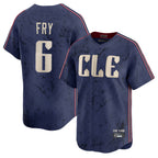 BIPIHUC C.Guardians #6 David Fry Player Navy City Connect Limited Home Stitched Jerseys