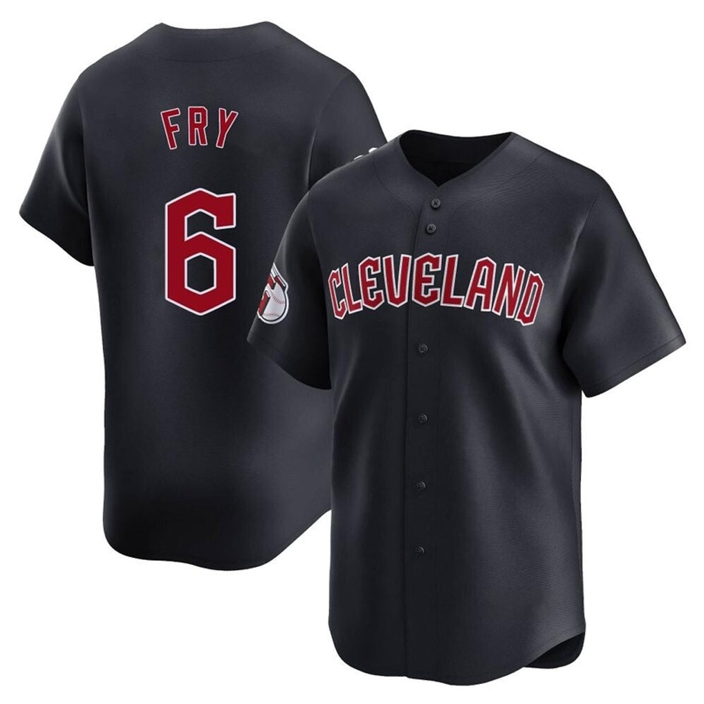 BIPIHUC C.Guardians #6 David Fry Player Navy Limited Home Game Stitched Jerseys