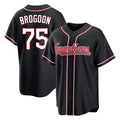 BIPIHUC C.Guardians #75 Connor Brogdon Player Black Fashion Out Home Game Stitched Jerseys