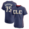 BIPIHUC C.Guardians #75 Connor Brogdon Player Navy City Connect Limited Elite Home Stitched Jerseys