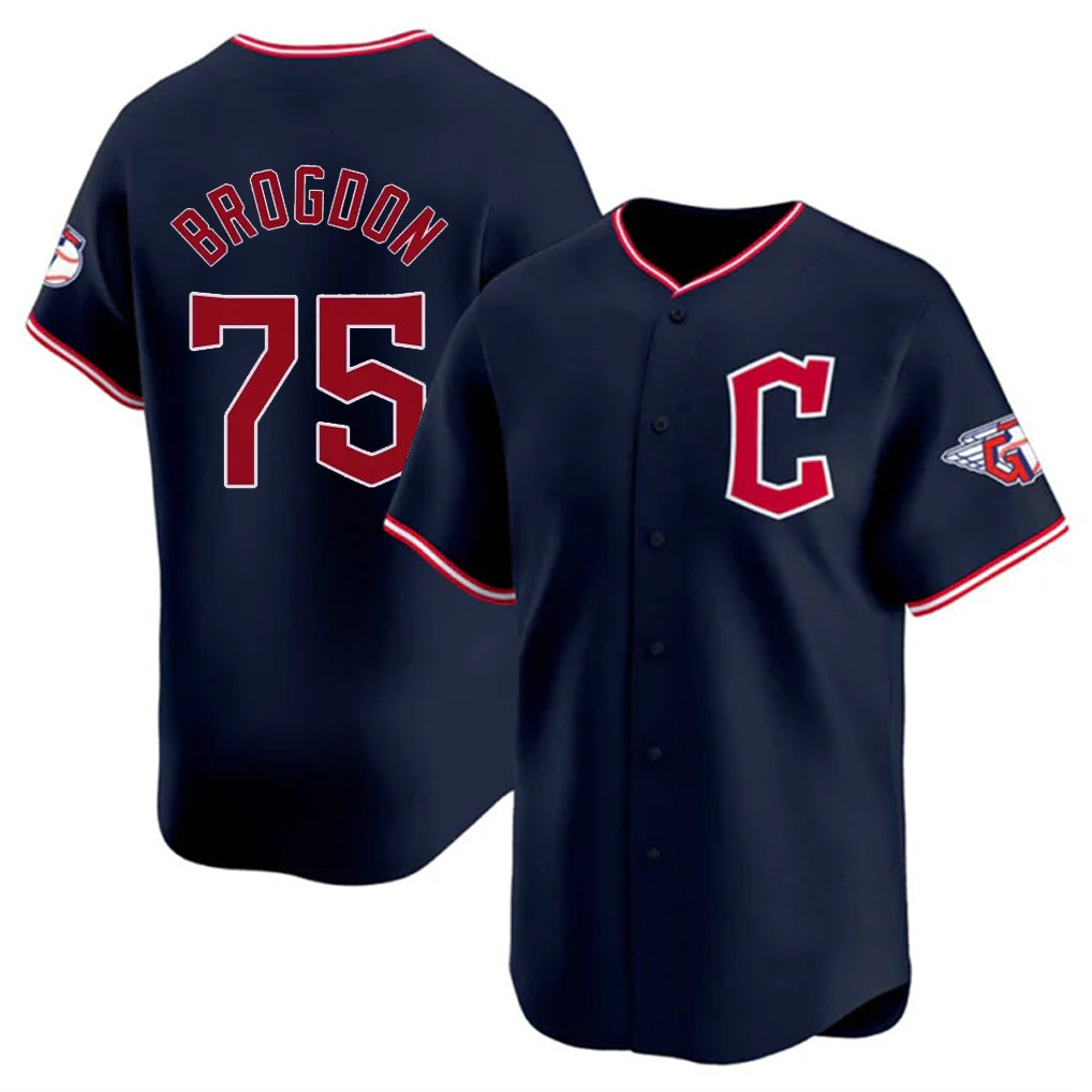 BIPIHUC C.Guardians #75 Connor Brogdon Player Navy Limited Home Stitched Jerseys