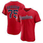 BIPIHUC C.Guardians #75 Connor Brogdon Player Red Limited Elite Home Stitched Jerseys